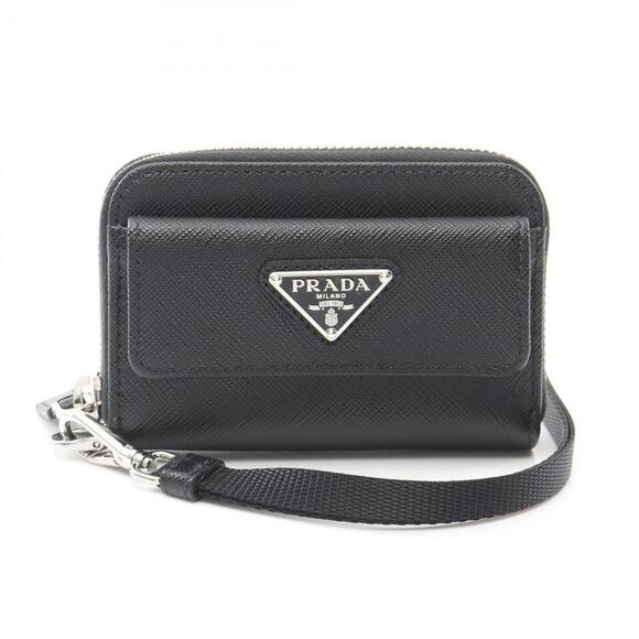 PRADA Black Leather Saffiano Wallet - Picture 2 of 6